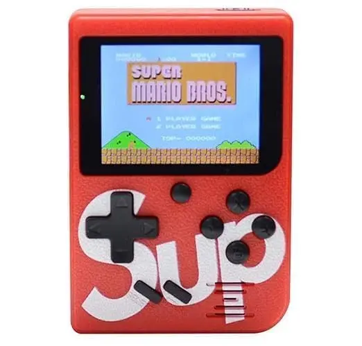 SUP 400 in 1 Handheld Mini Retro Game Box Also Connect with TV Option for Kids with Games Like Super Mario Bros Contra Islander Bomber Man etc