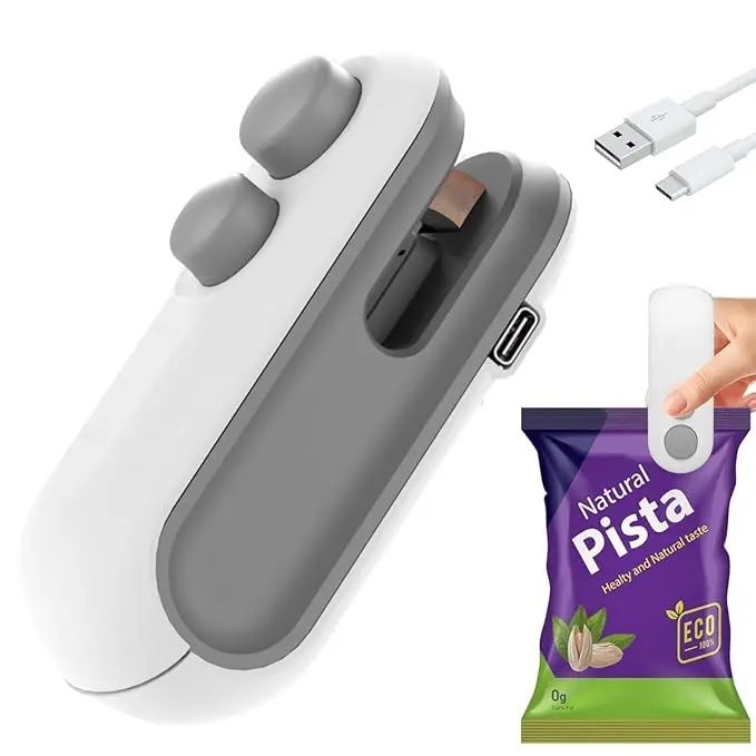 ANTIL'S Mini Sealing Machine – Portable Handheld Sealer Clip for Food, Snacks, Chips | Plastic Bag Heat Sealer for Freshness & Storage | Multicolor